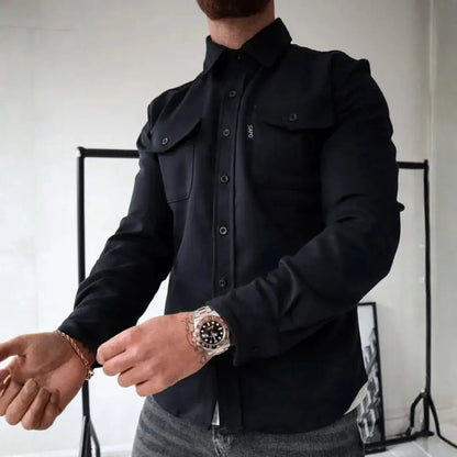 Stylische Overshirt Knopfleiste Relaxed Fit