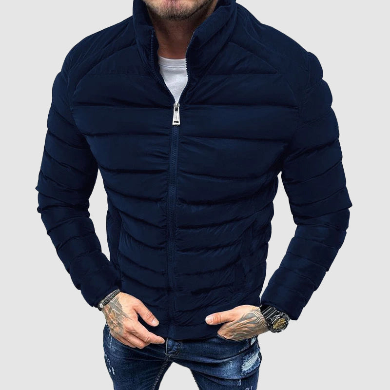 Herren Pufferjacke Slim Fit Isoliert Wärme