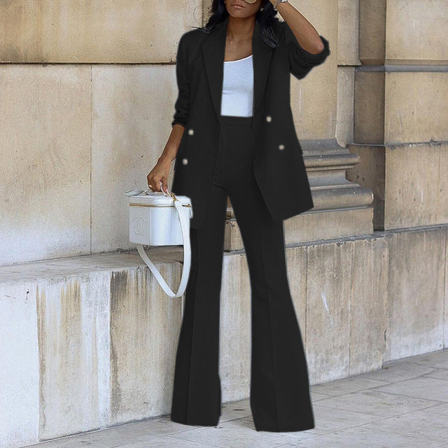 Eleganter Blazer Set Damen Business Anzug