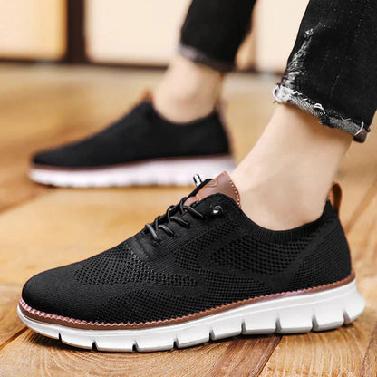 Atmungsaktive Herren Laufschuhe Mesh Slip-On