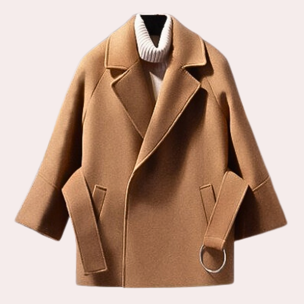 Eleganter Damen Wintermantel Herbst Trend
