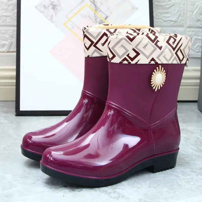 Wasserdichte Regenstiefel Warm Fleece
