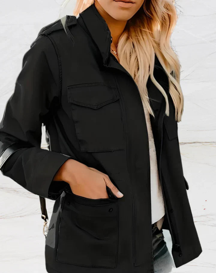 Praktische Damenjacke mit Vielen Taschen