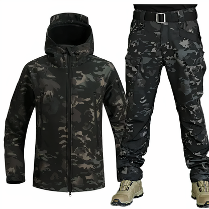Taktische Outdoor Jacke Hose Set Waterproof Männer