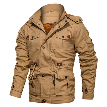Herren Baumwolle Jacke Warm Fleece-Innenleben