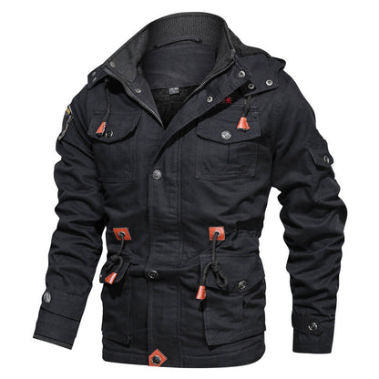 Herren Baumwolle Jacke Warm Fleece-Innenleben