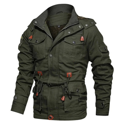 Herren Baumwolle Jacke Warm Fleece-Innenleben