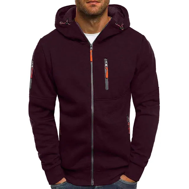 Praktische Herren Fleecejacke Warm & Vielseitig