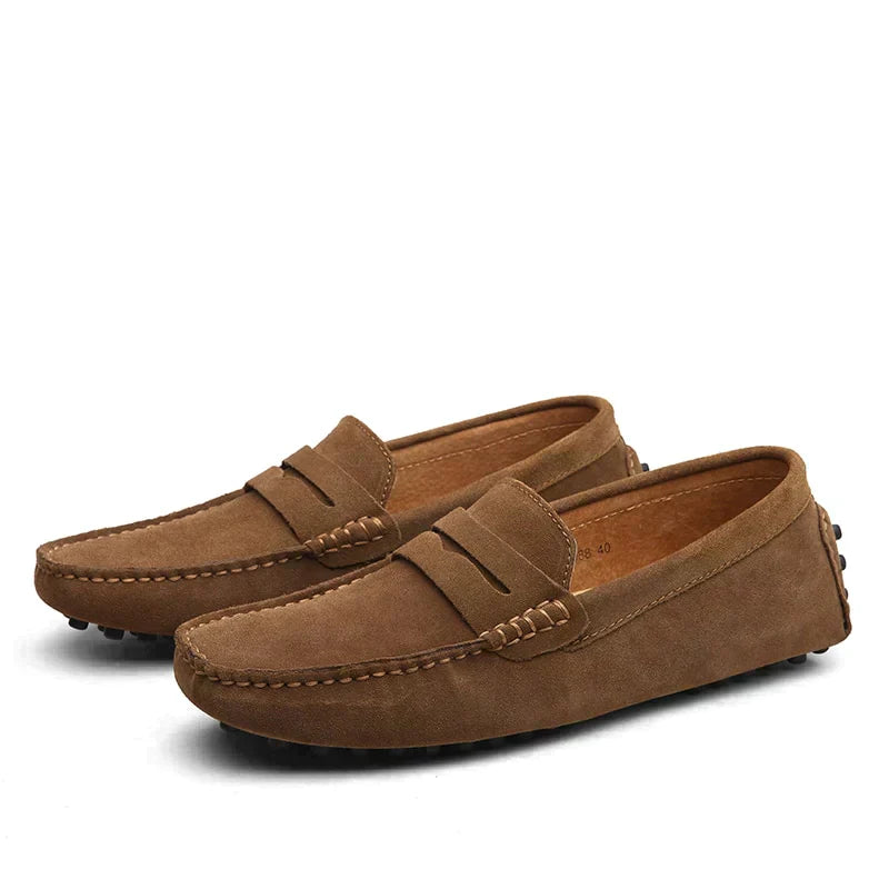 Bequeme Herren Mokassins Wildleder - IdealeKleiden