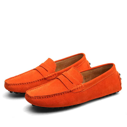 Herren Mokassins Wildleder Schuhe Elegant