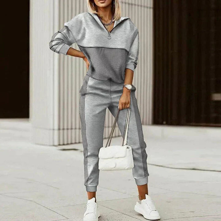 Damen Sportanzug Set Modern Jogging Style