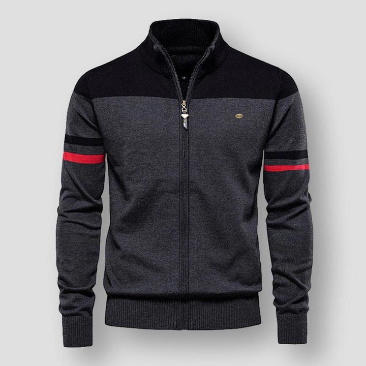 Modische Herrenjacke Farbblock Design