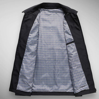 Herren Harrington Jacke Kariert Klassisch - IdealeKleiden