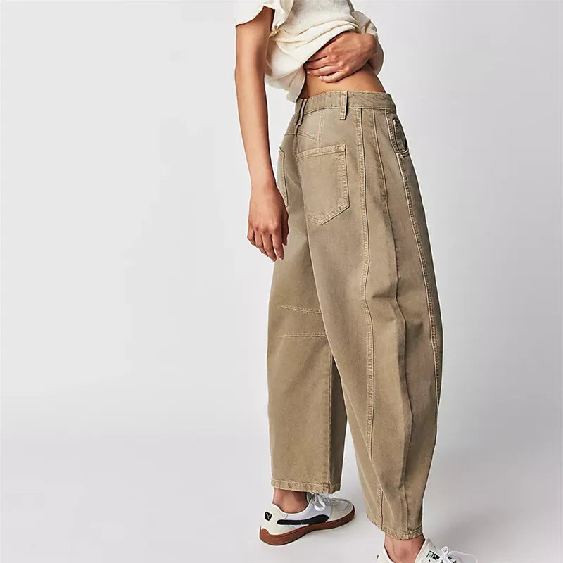 Retro-Jeans Damen Relaxed Fit