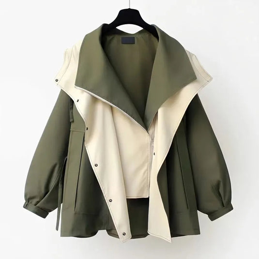 Leichtgewicht Windbreaker Übergröße Kapuze Kordelzug Jacke