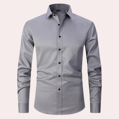 Herren Stretch Hemd Langarm Modern - IdealeKleiden