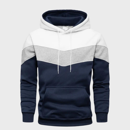 Moderner Herren-Hoodie mit Verstellbarer Kapuze - IdealeKleiden