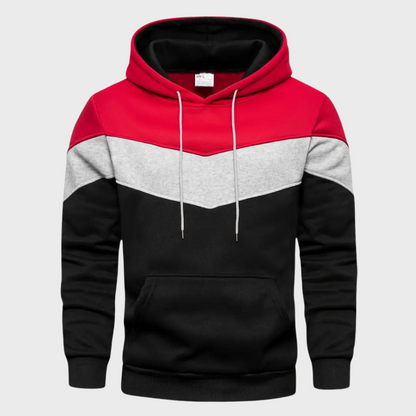 Moderner Herren-Hoodie mit Verstellbarer Kapuze