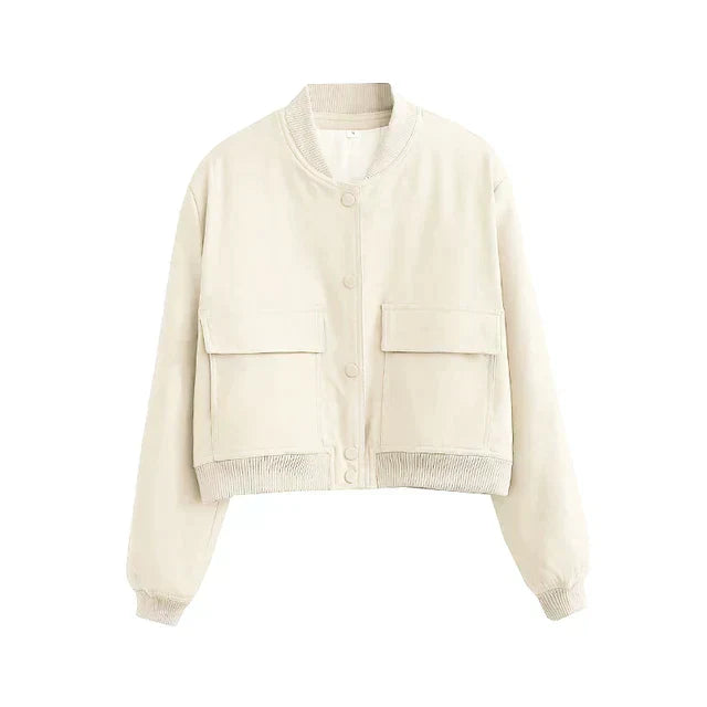 Moderne Damenjacke Kurz Stilvoll