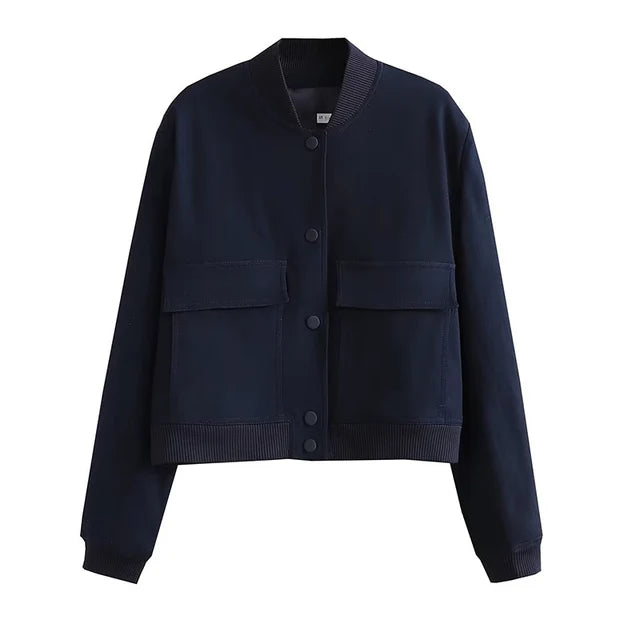 Moderne Damenjacke Kurz Stilvoll