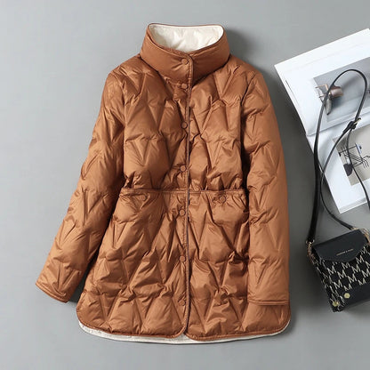 Warmes Daunenjacke Damen Winter