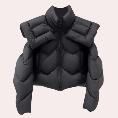 Frauen Winterjacke Warm Gepolstert