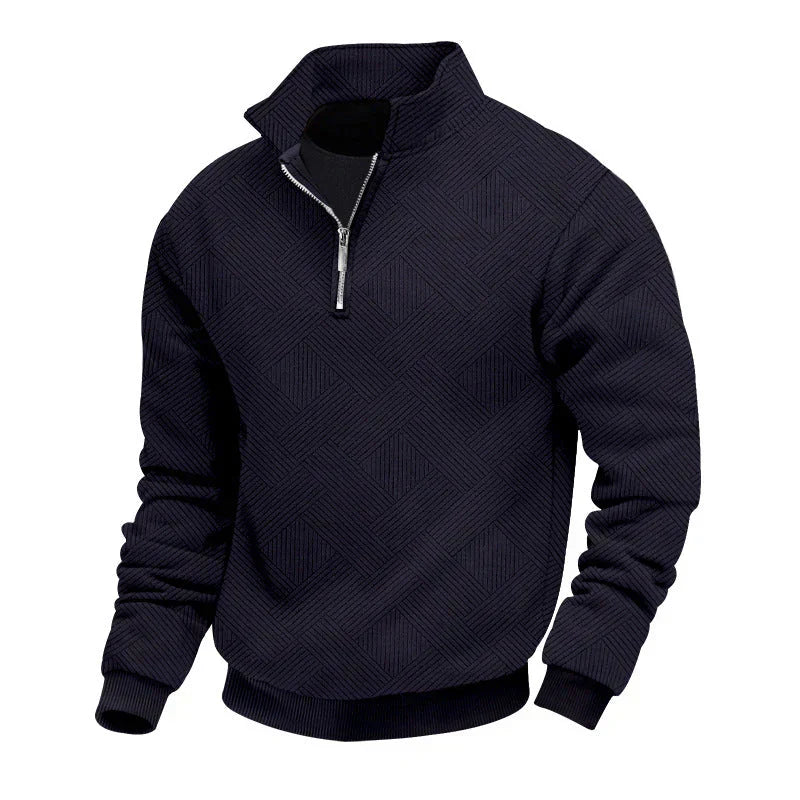 Herren Strickpullover Halbzipper Warm &amp; Elegent