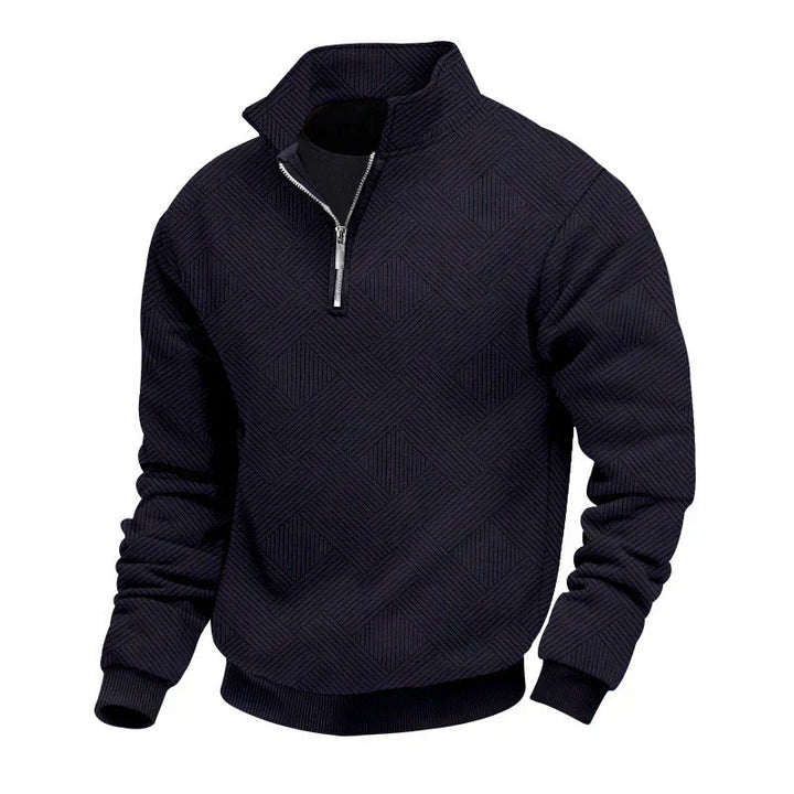 Herren Strickpullover Halbzipper Warm &amp; Elegent