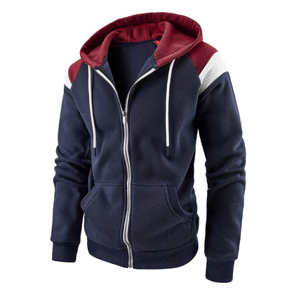 Herren Sportzipper Kapuze Modern Style