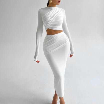 Damen Elegantes Kleid Set Modern Abendkleidung