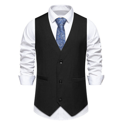 Herren Anzugweste Slim Fit Modern Design