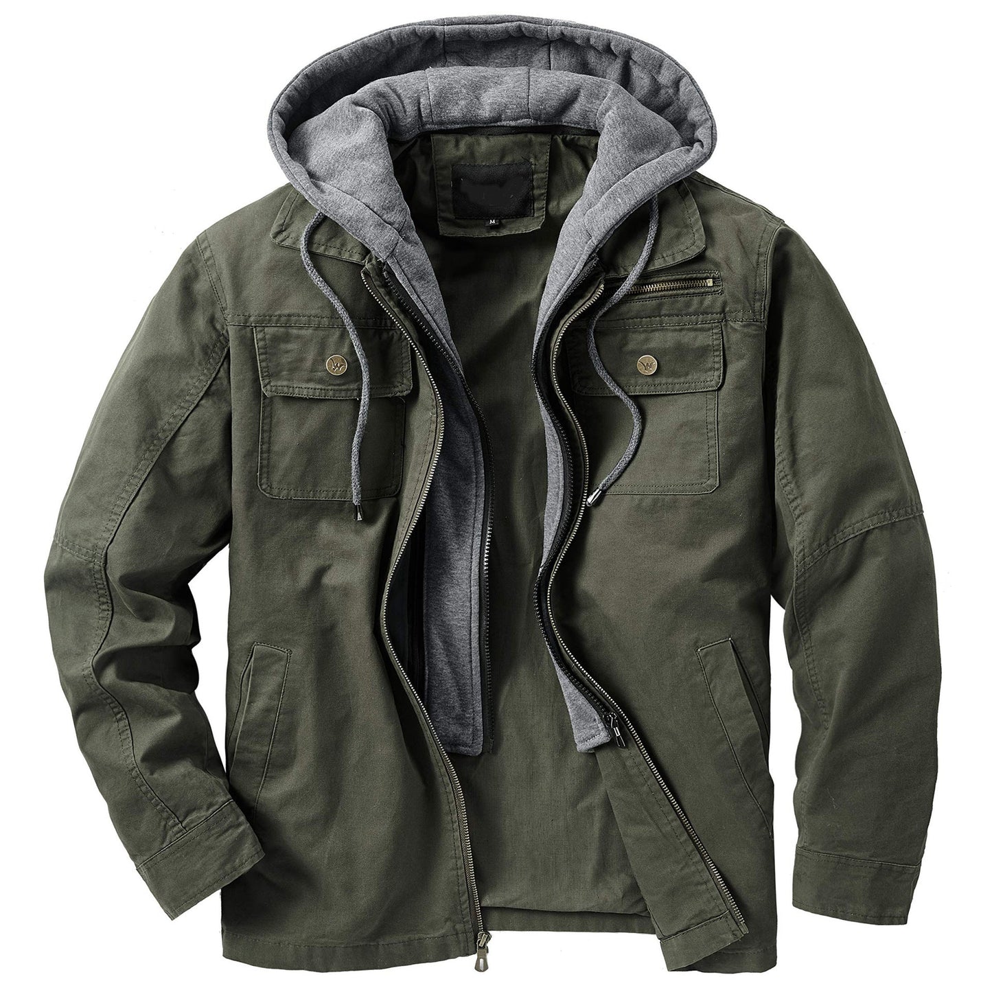 Herren Übergangsjacke Funktionell mit Kapuze und Taschen