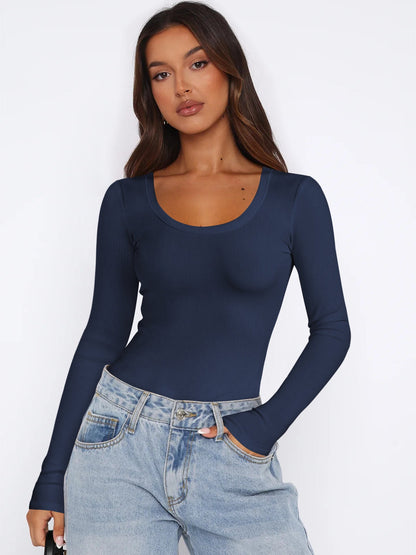 Damen Langarmshirt Elegant Modern Style