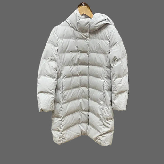 Warme Damenwinterjacke Langarm Mantel Mit Innenfutter - IdealeKleiden
