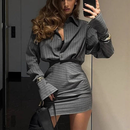 Damen Blusenkleid Elegant Sommerkleidung - IdealeKleiden