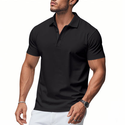 Herren Poloshirt Schnell Trocknend Elegant Slimfit