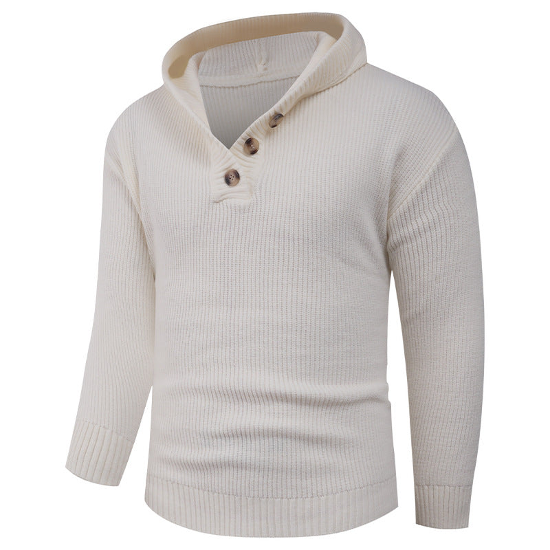 Herren Pullover Schalkragen Elegantes Design - IdealeKleiden