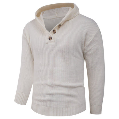 Herren Pullover Schalkragen Elegantes Design - IdealeKleiden