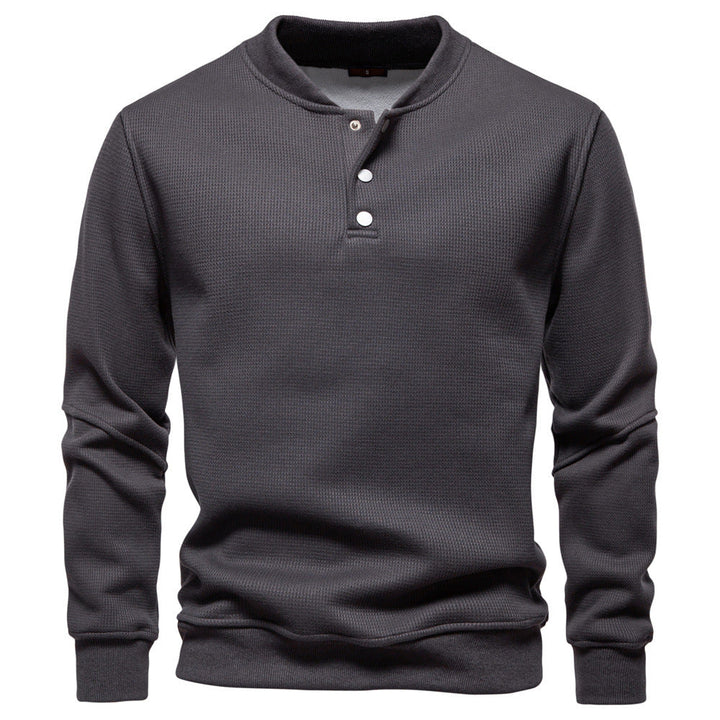 Herren Pullover Langarm Strukturiert Modern - IdealeKleiden