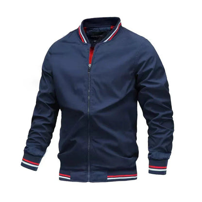 Moderner Slim-Fit Parka mit Stehkragen und Reißverschluss