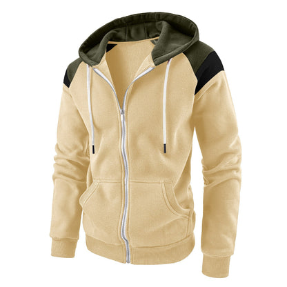 Herren Sportzipper Kapuze Modern Style