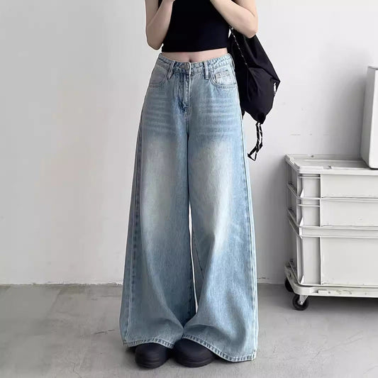 Damen Jeans Hochwerder Bequem Urban Style - IdealeKleiden