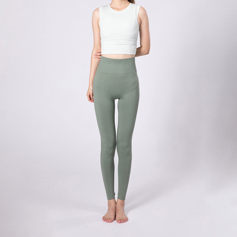 Damen Sport Set: Cropped Top und High Waist Leggings