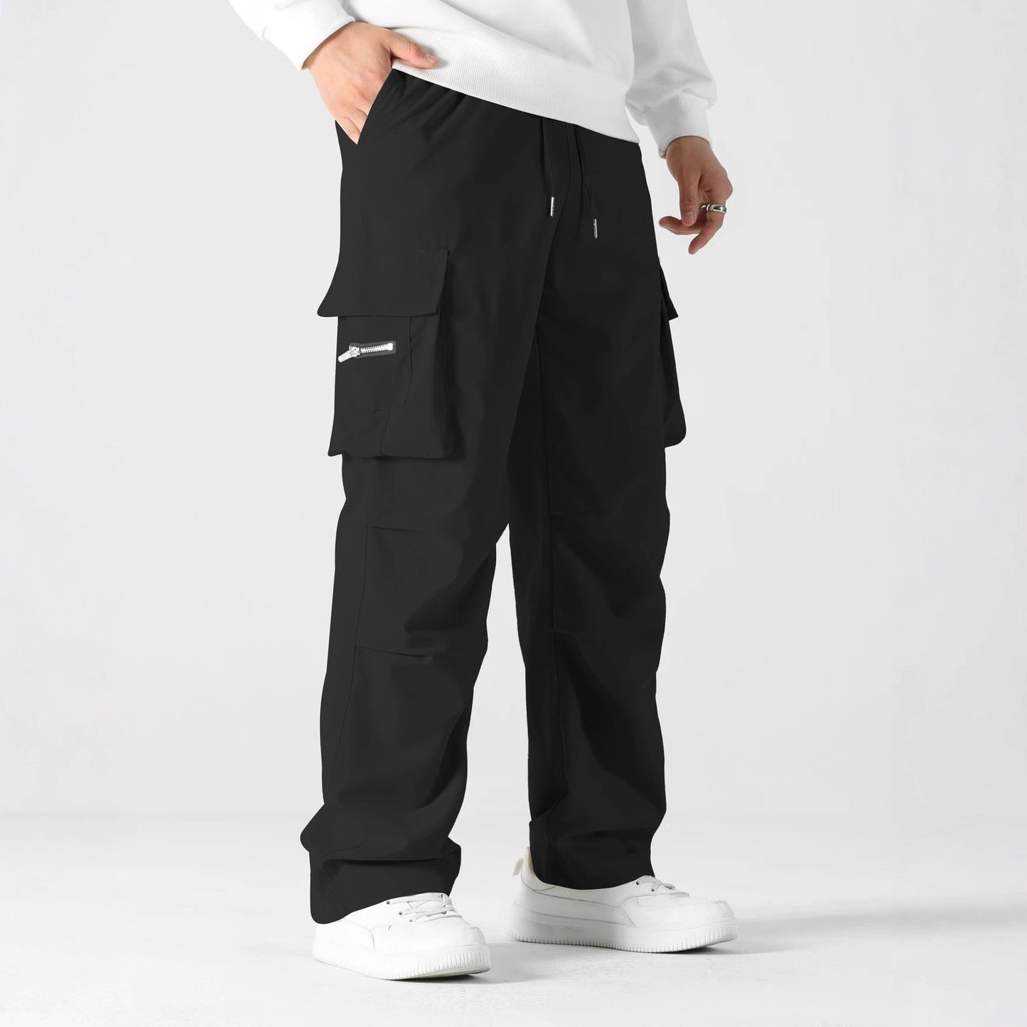 Herren Cargo-Hose Bequem Multifunktional - IdealeKleiden