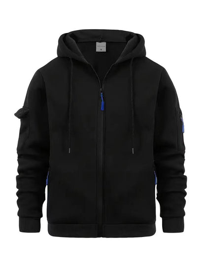 Herren Outdoor Jacke Praktisch Reißverschluss Taschen