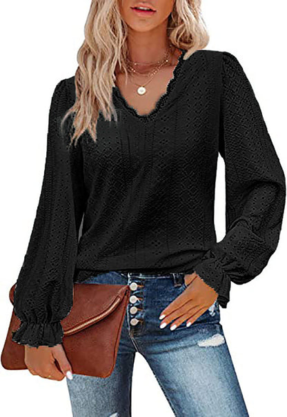 Frauen Bluse Romantic Spitze Trendy