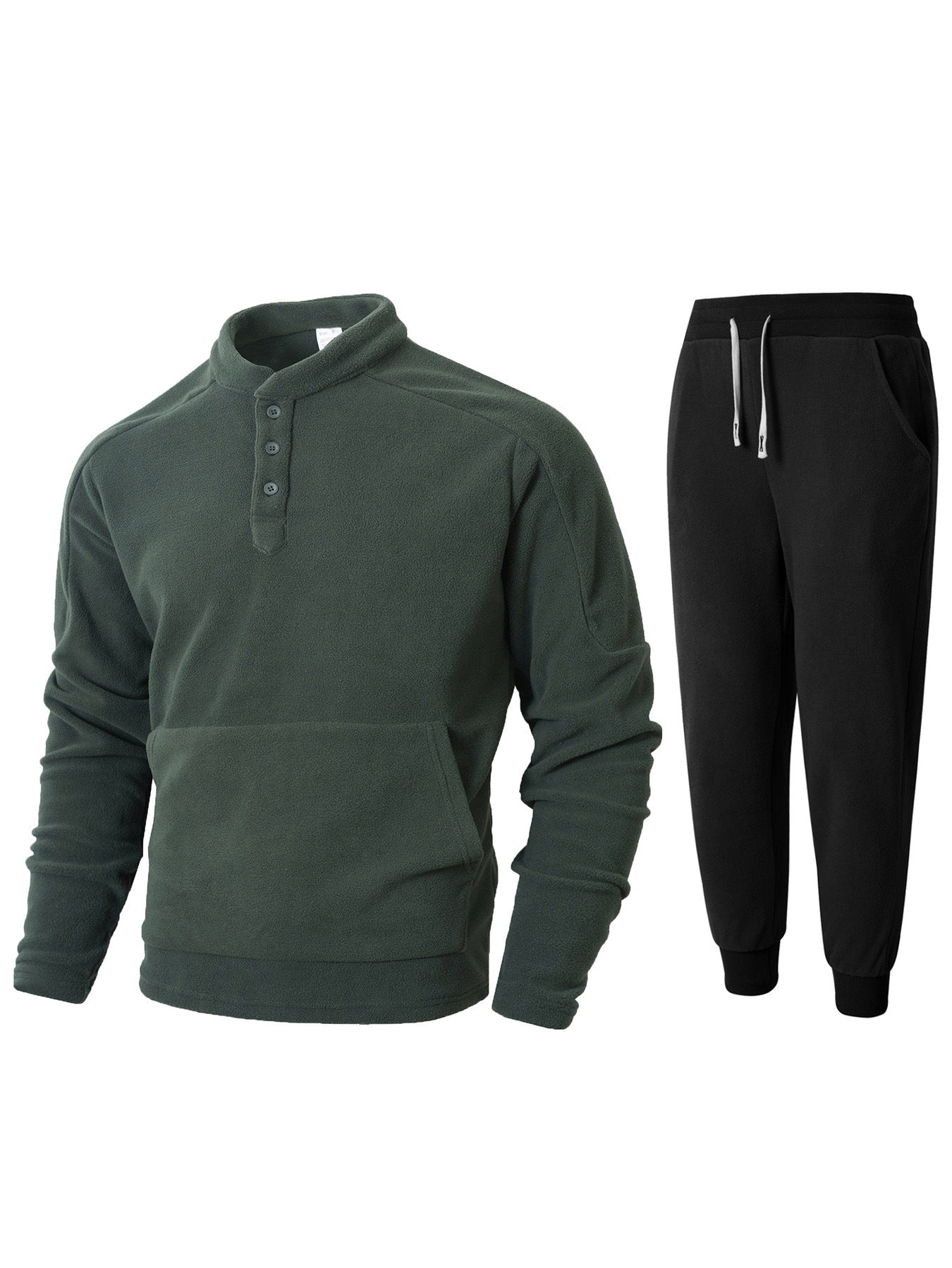 Herren Fleece Anzug Bequem Sportlich