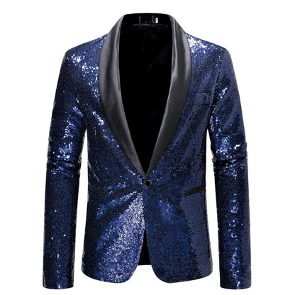 Glamouröser Pailletten Blazer Damen Abendjacke