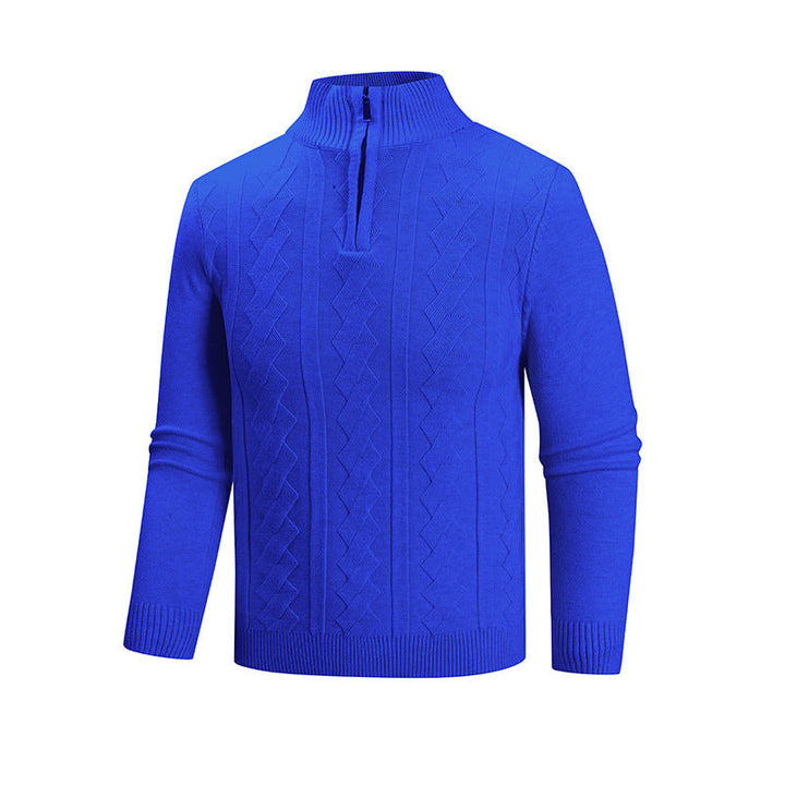 Herren Pullover Hochkragen Elegantes Design