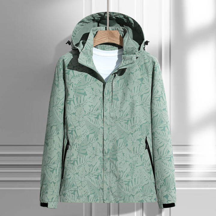 Frauen Windbreaker Kapuze Reißverschluss